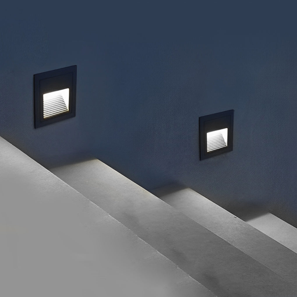 AluminaGlow | Sleek Modern Recessed LED Outdoor Step Lights 1