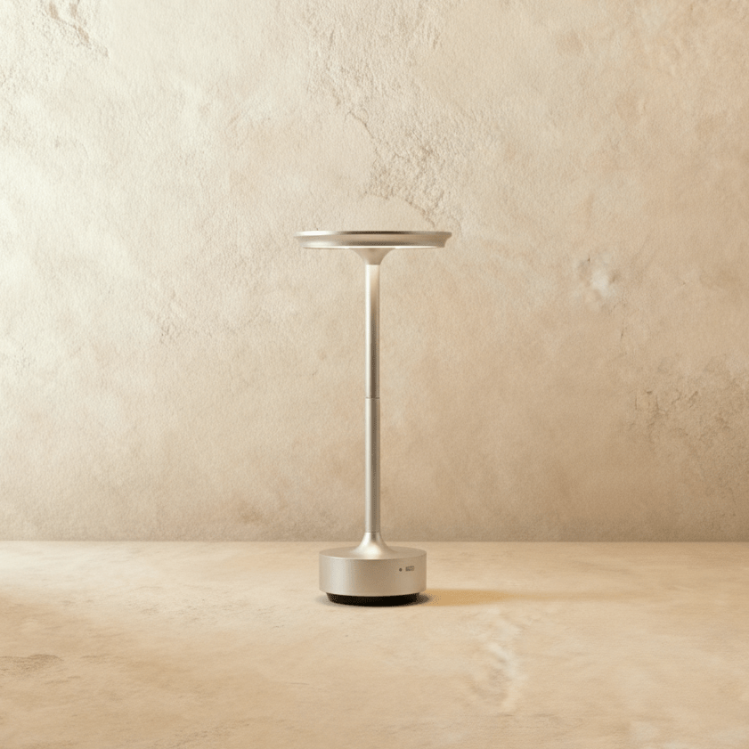 AluminaGlow | Sleek Modern Rechargeable Cordless Table Lamp 1