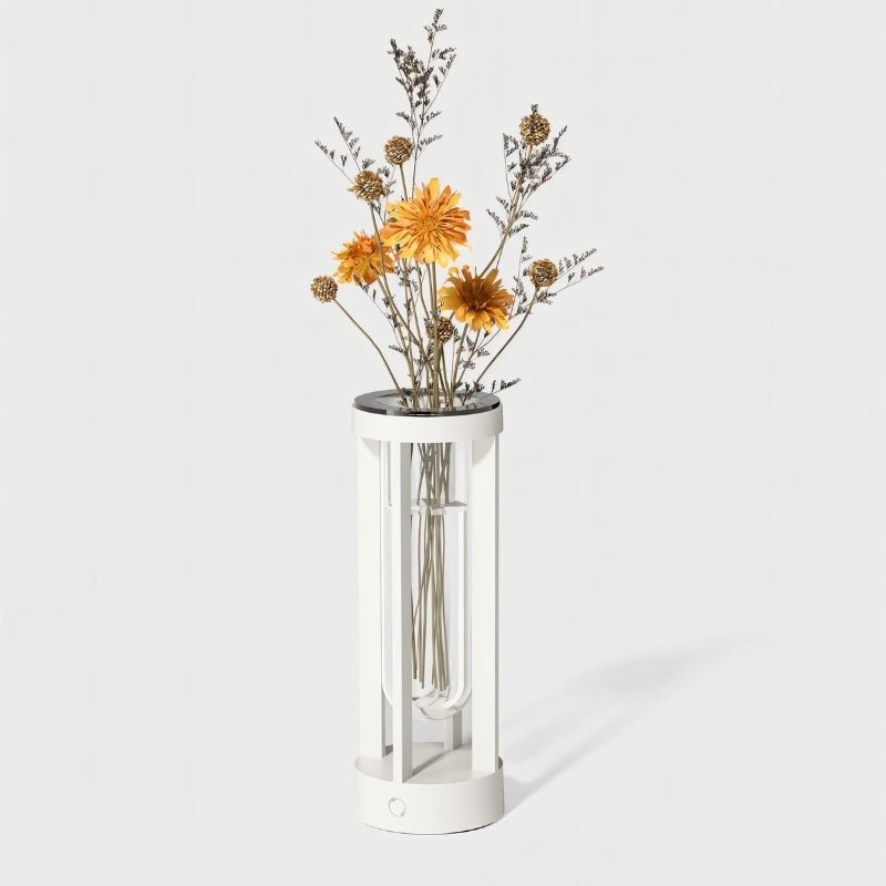 AluminaGlow | Stylish Portable Rechargeable Table Lamp with Vase 0