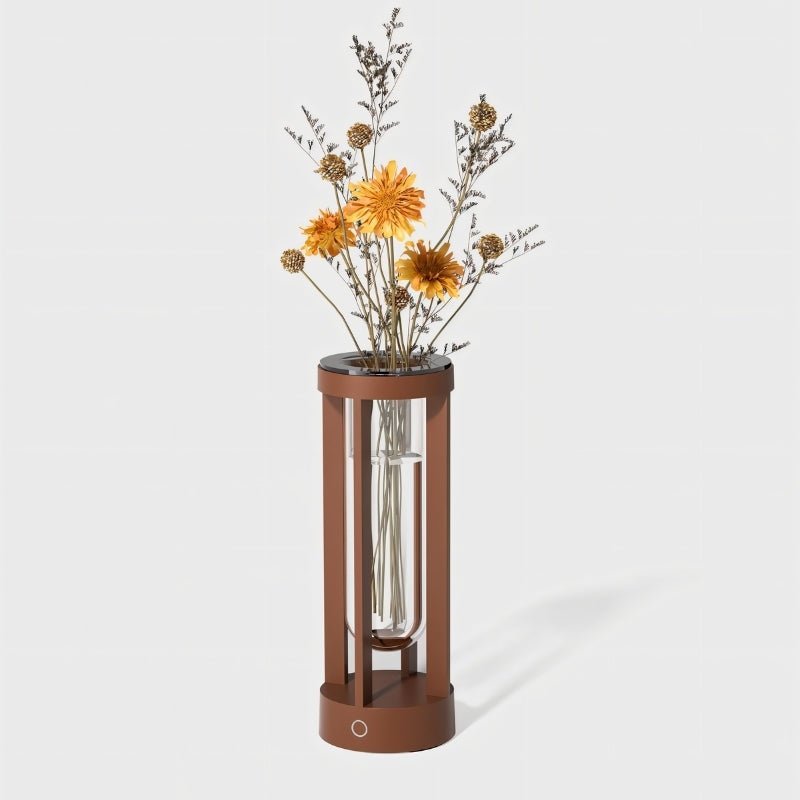 AluminaGlow | Stylish Portable Rechargeable Table Lamp with Vase 8