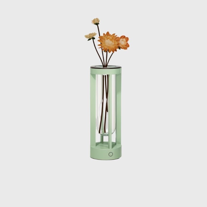 AluminaGlow | Stylish Portable Rechargeable Table Lamp with Vase 9