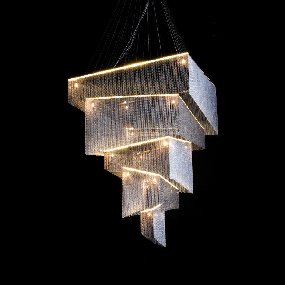 Freyza | Caeluvyn Postmodern Chain Chandelier – Modern Dining Room Living Room
