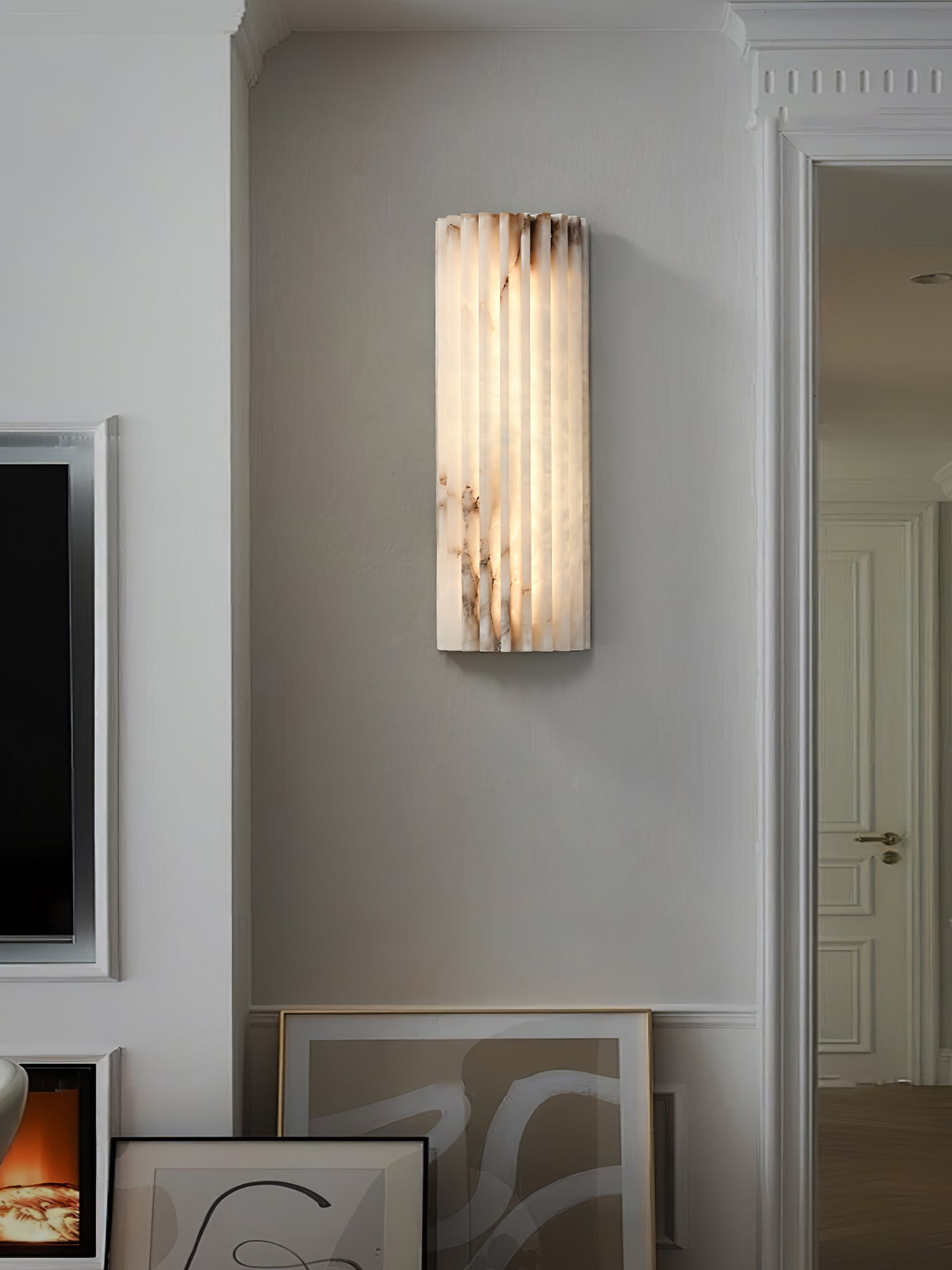 Freyza | Applique murale Alabaster Orcarion – Chambre, couloir