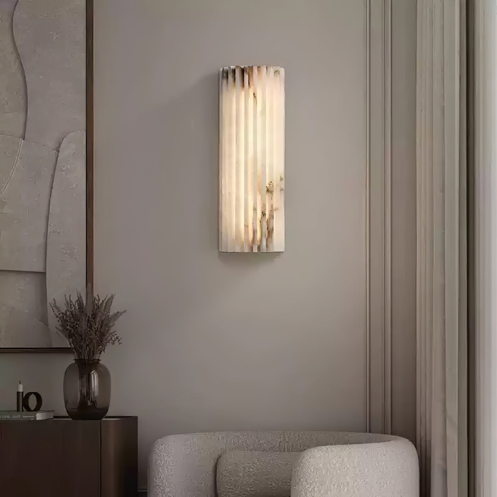 Freyza | Applique murale Alabaster Orcarion – Chambre, couloir