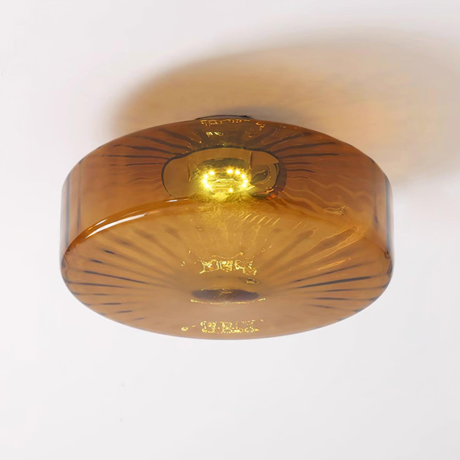 Freyza | Plafonnier encastré en verre – Chambre, couloir, cuisine