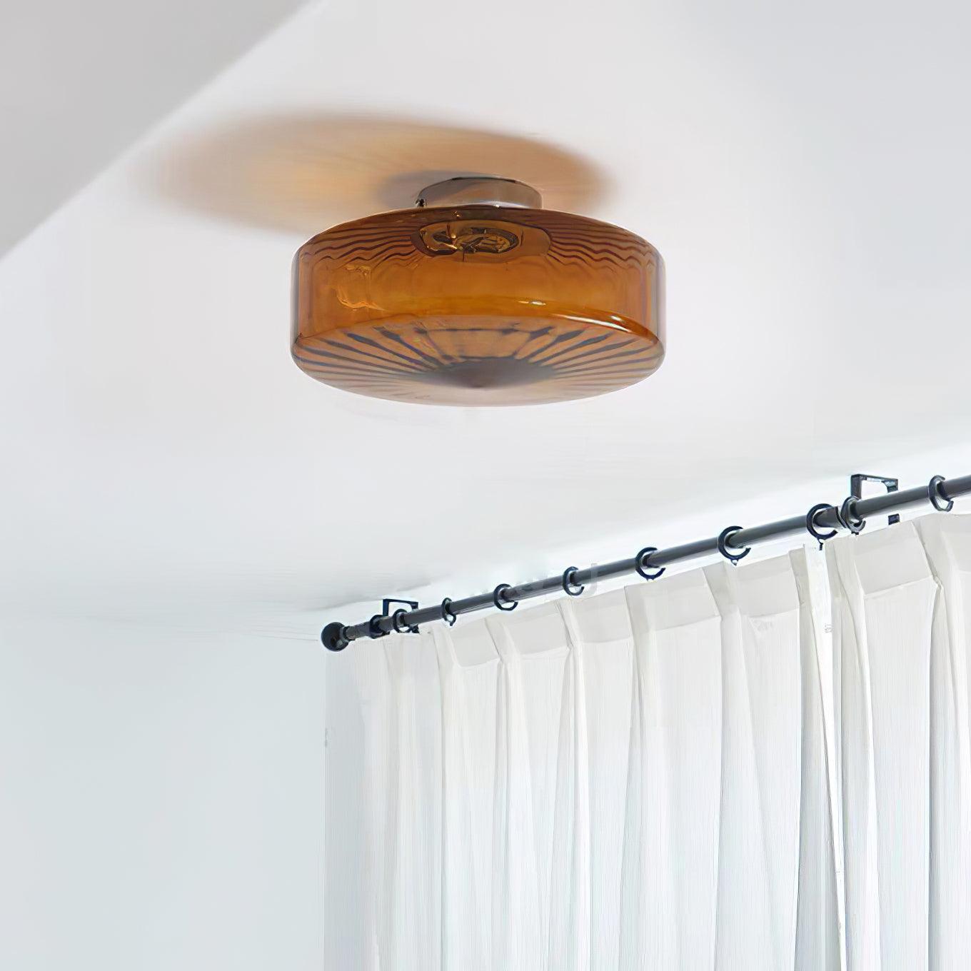 Freyza | Plafonnier encastré en verre – Chambre, couloir, cuisine
