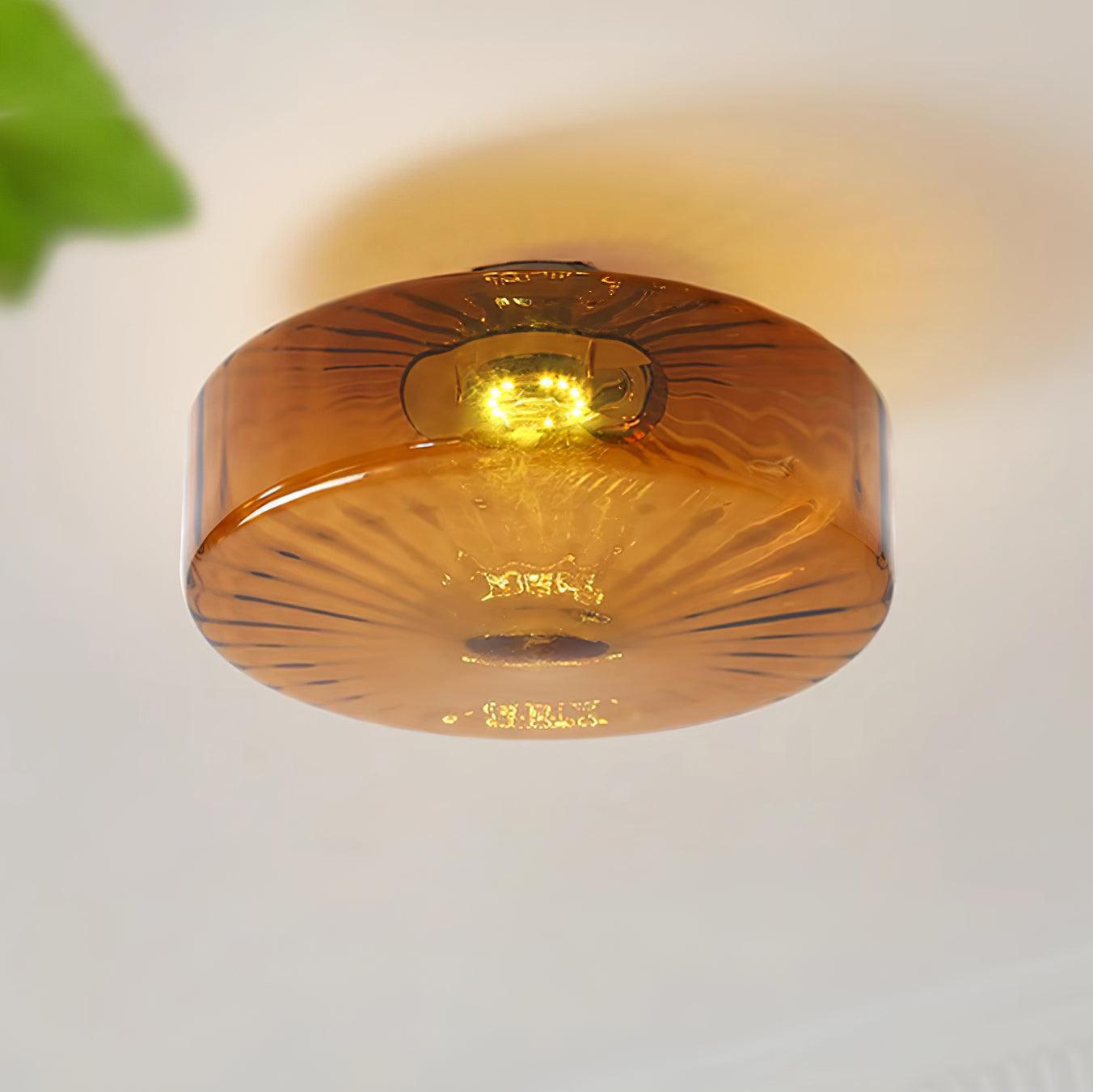 Freyza | Plafonnier encastré en verre – Chambre, couloir, cuisine