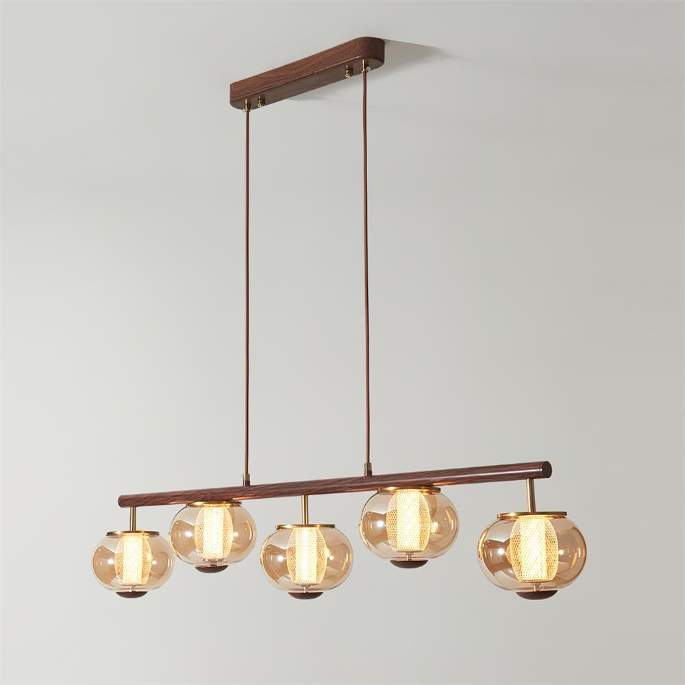 Lustre suspendu linéaire Freyza | Faylen – Salle à manger et salon