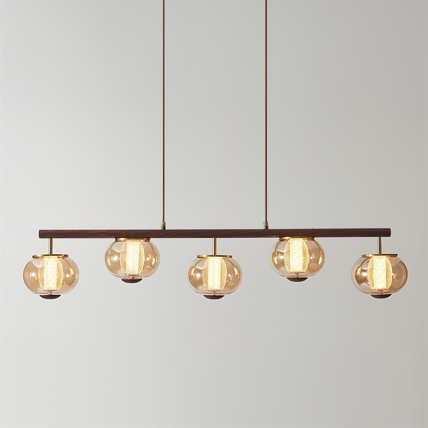 Lustre suspendu linéaire Freyza | Faylen – Salle à manger et salon