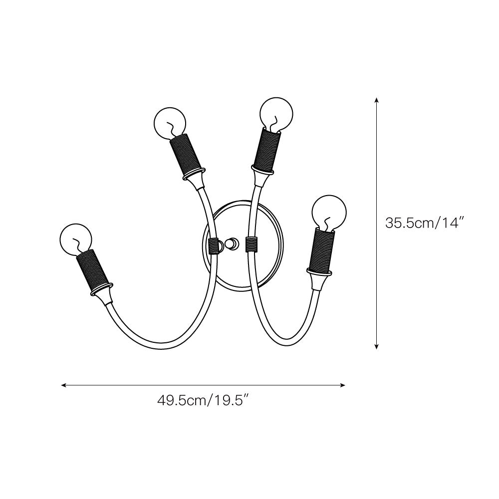 Freyza | Fljotuvyn Wall Wall Light – Bedroom Hallway