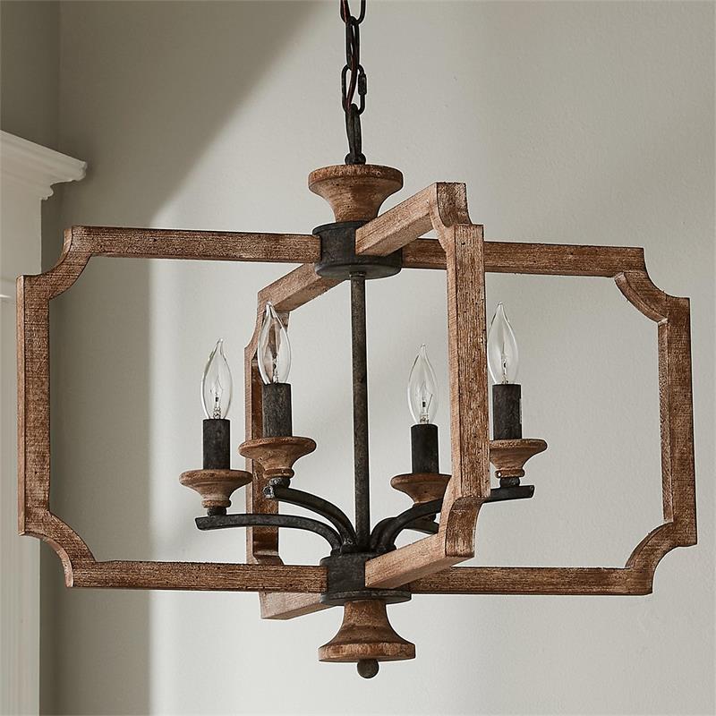 Freyza | Eirikuvyi Vintage Creativity Wood Pendant Light – Vintage Kitchen Dining Room