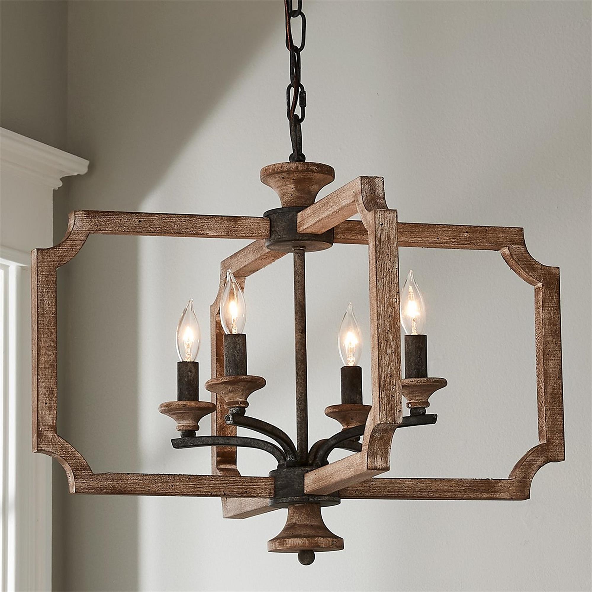 Freyza | Eirikuvyi Vintage Creativity Wood Pendant Light – Vintage Kitchen Dining Room