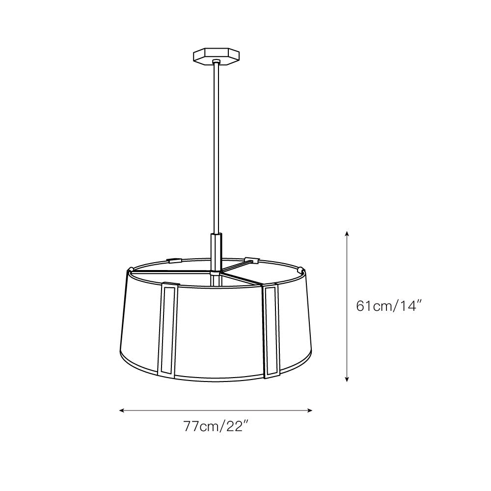 Freyza | Gloruvyn Natural Chandelier Chandelier – Dining Room Living Room