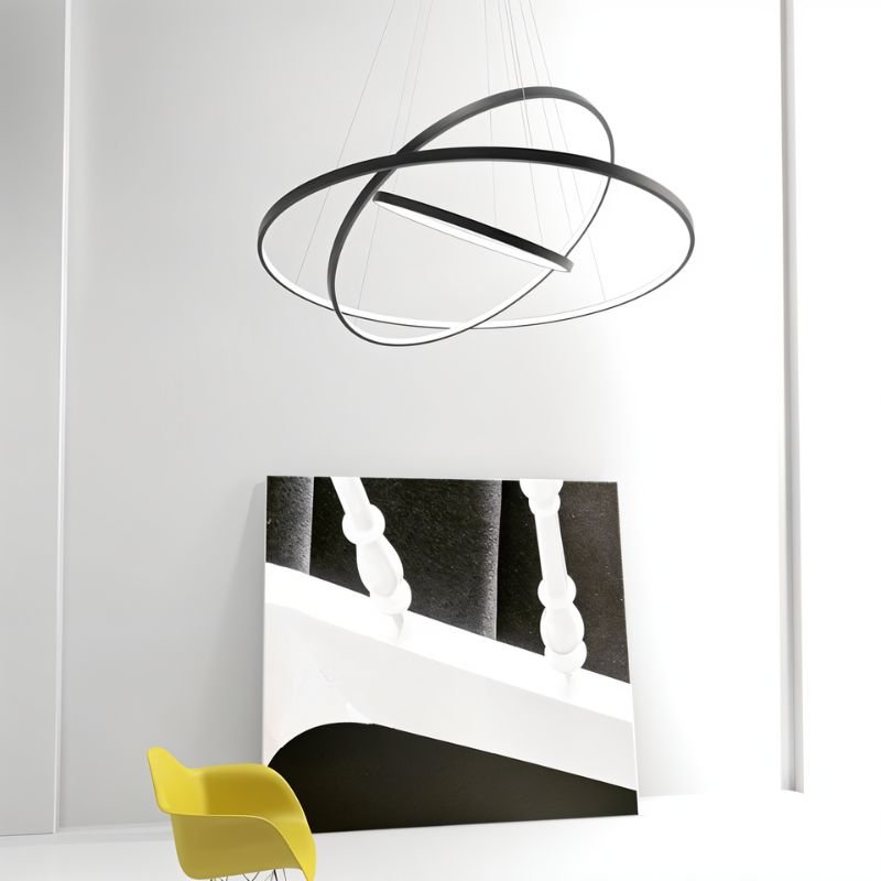 Freyza - Anelli | Modern Elegant LED Dining Room Chandelier with Adjustable Rings