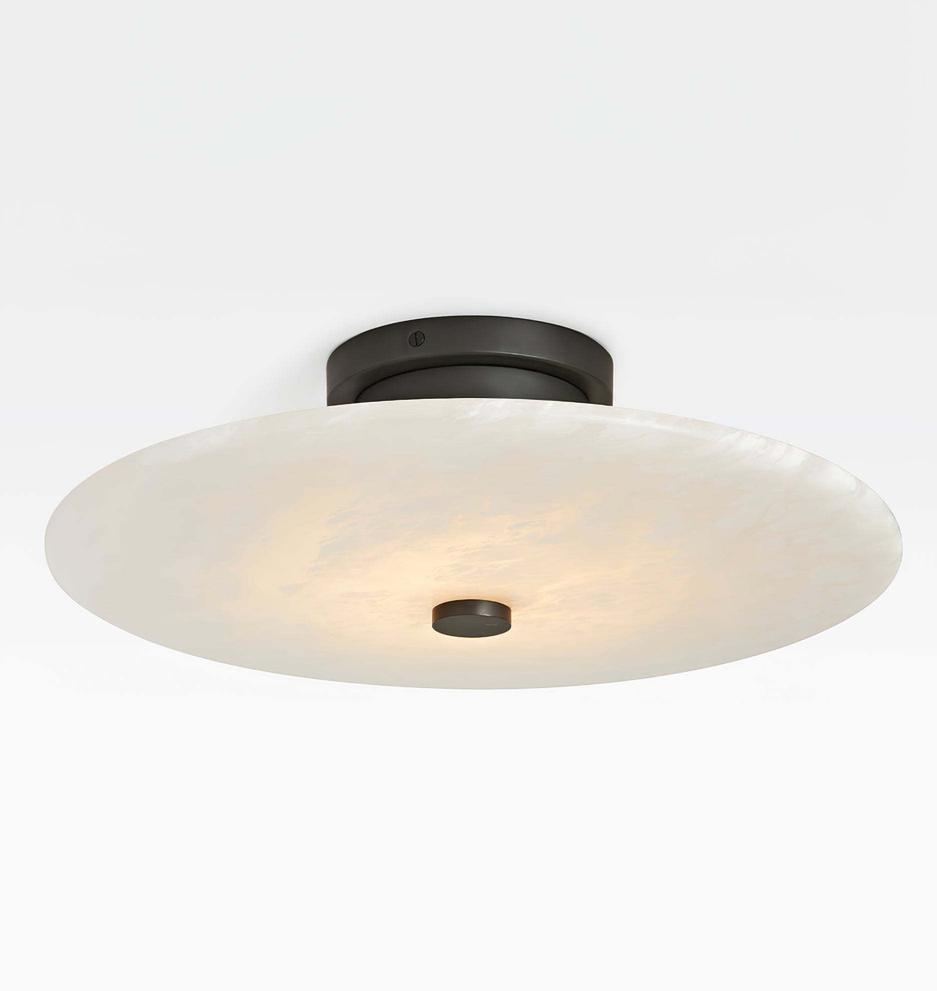 Freyza | Plafonnier Clio blanc albâtre – chambre, salon