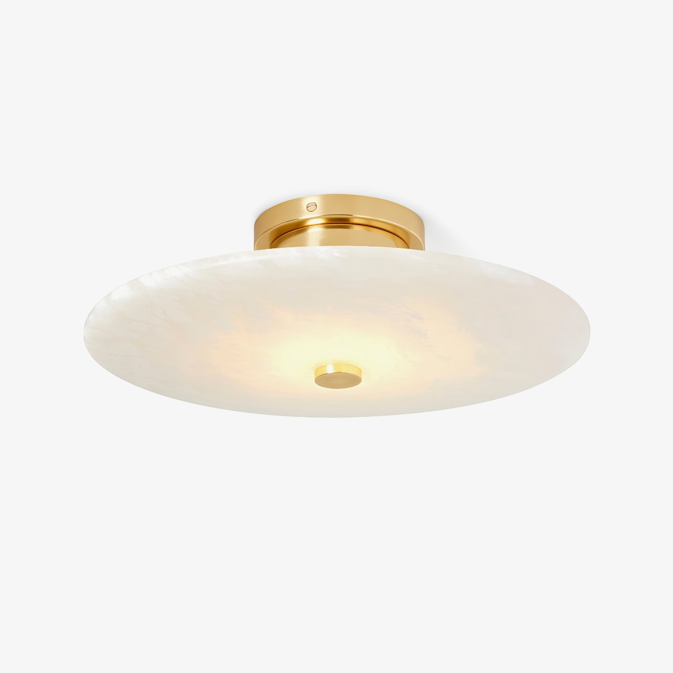 Freyza | Plafonnier Clio blanc albâtre – chambre, salon