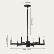 Freyza - Anouk | Elegant Minimalist LED Chandelier for Timeless Interiors
