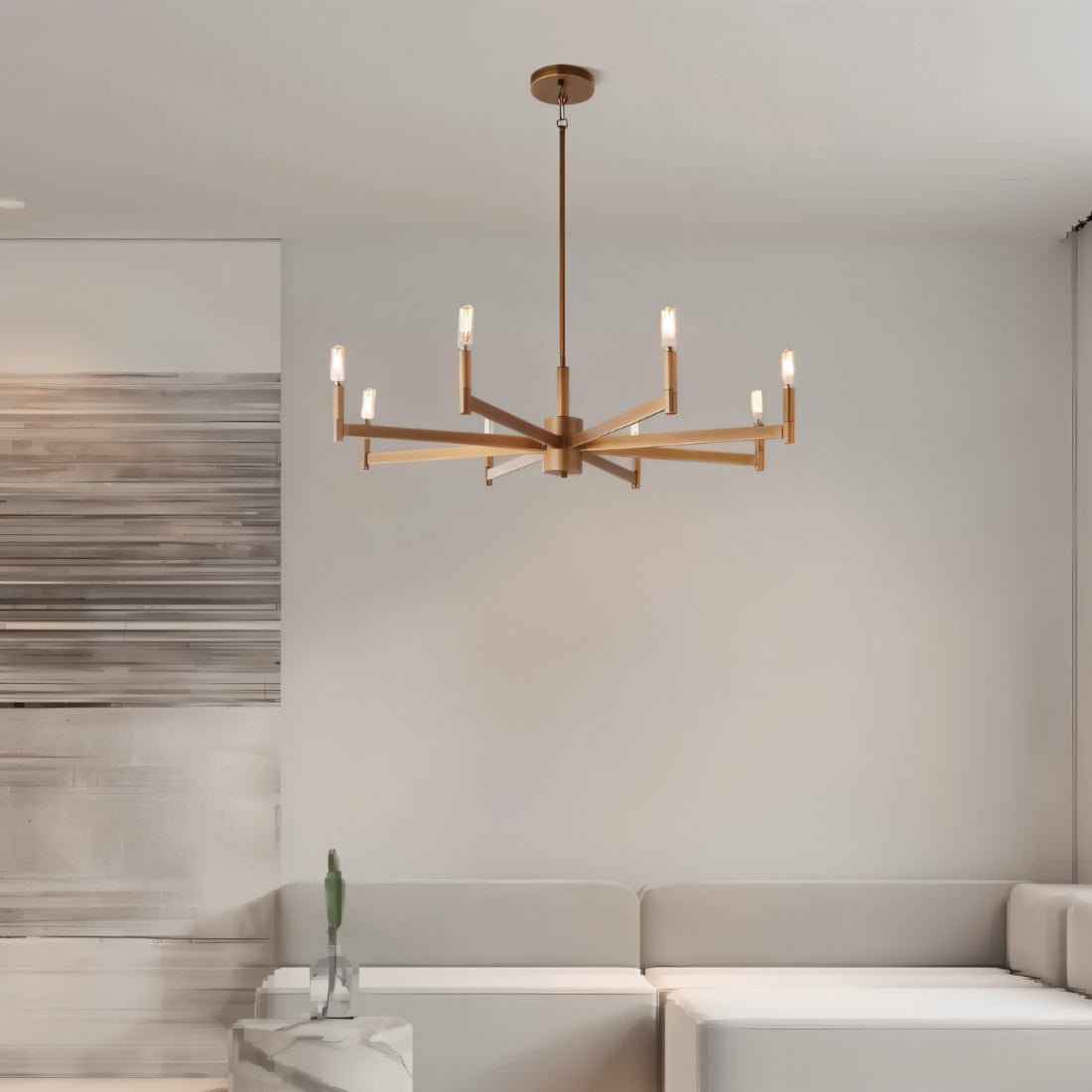 Freyza - Anouk | Elegant Minimalist LED Chandelier for Timeless Interiors