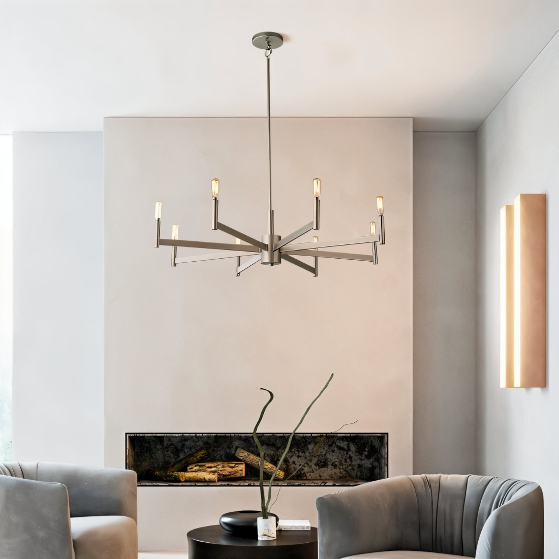 Freyza - Anouk | Elegant Minimalist LED Chandelier for Timeless Interiors