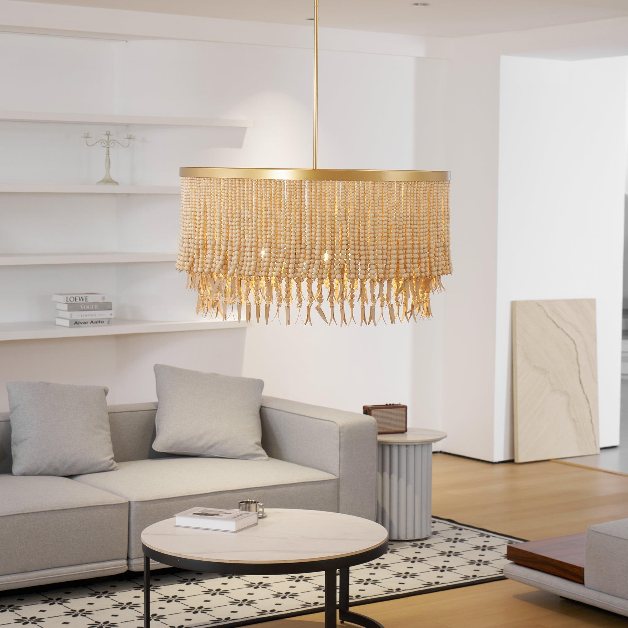 Freyza | Ljomuvyn postmoderner Luxus-Holzkronleuchter – modernes Esszimmer, Wohnzimmer