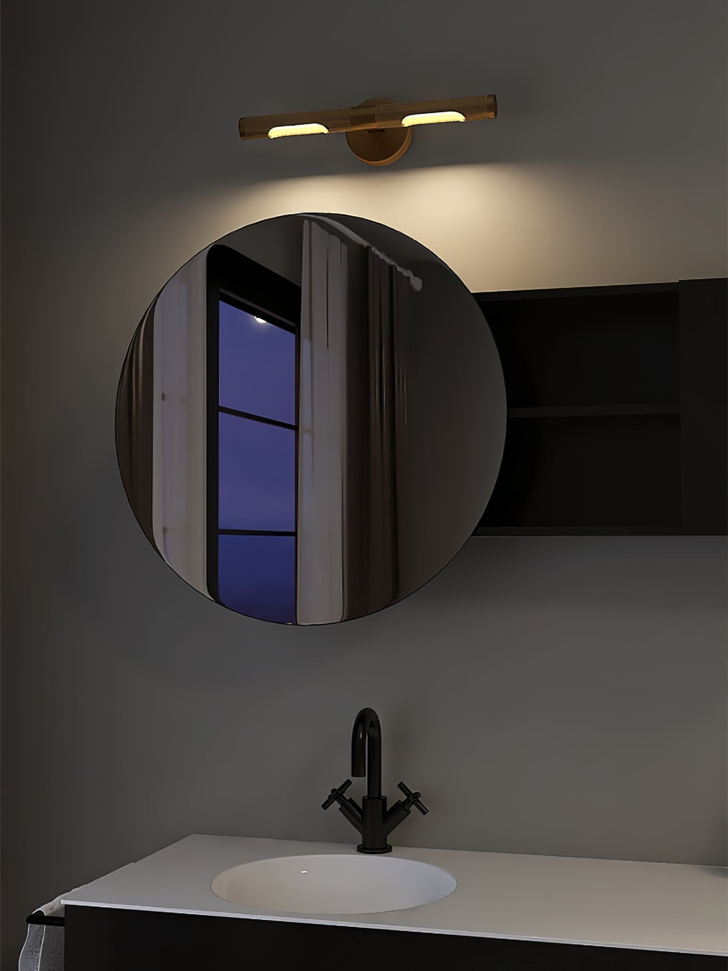 Freyza | Solvain Applique murale intérieure moderne en laiton – Chambre et salon modernes
