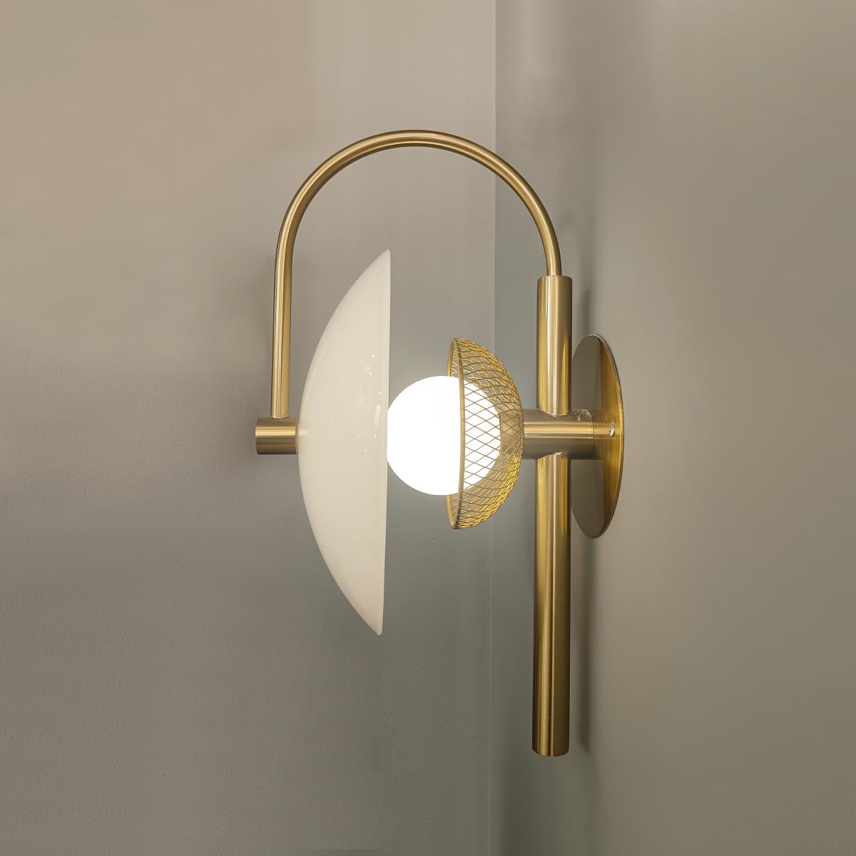 Freyza | Applique murale en verre d’art Norduvyn – Chambre, couloir