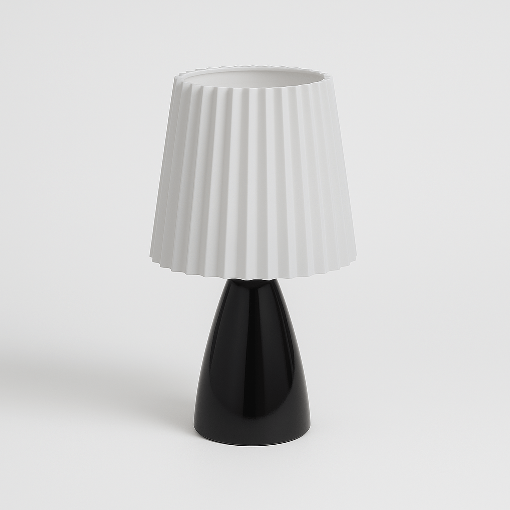 ApolloGlow | Elegant Modern Ceramic Table Lamp for Bedside or Living Room 5