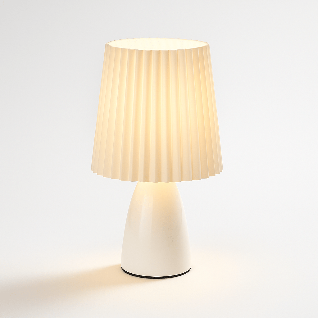 ApolloGlow | Elegant Modern Ceramic Table Lamp for Bedside or Living Room 6