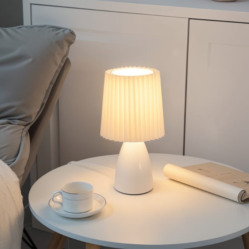 ApolloGlow | Elegant Modern Ceramic Table Lamp for Bedside or Living Room 8