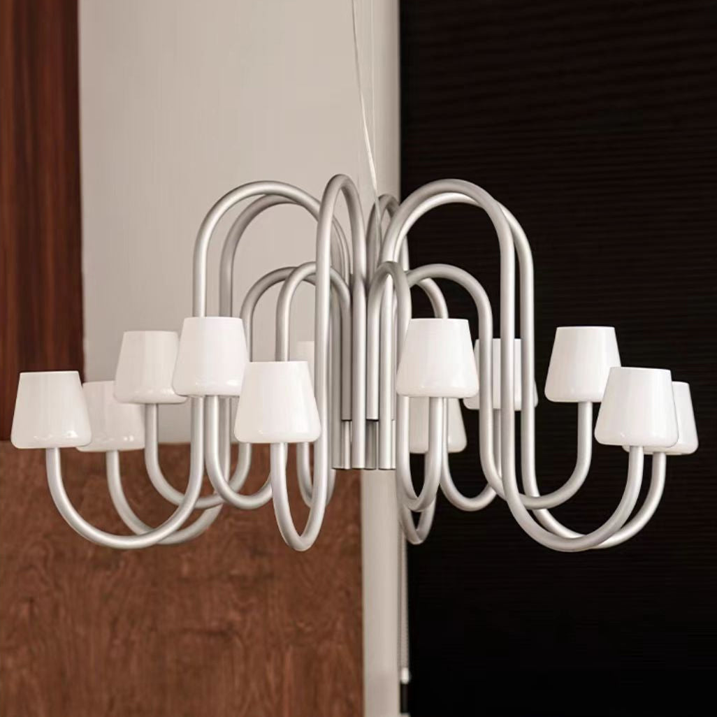 Freyza | Ostruvyn moderner Kronleuchter aus Glas – modernes Esszimmer, Wohnzimmer