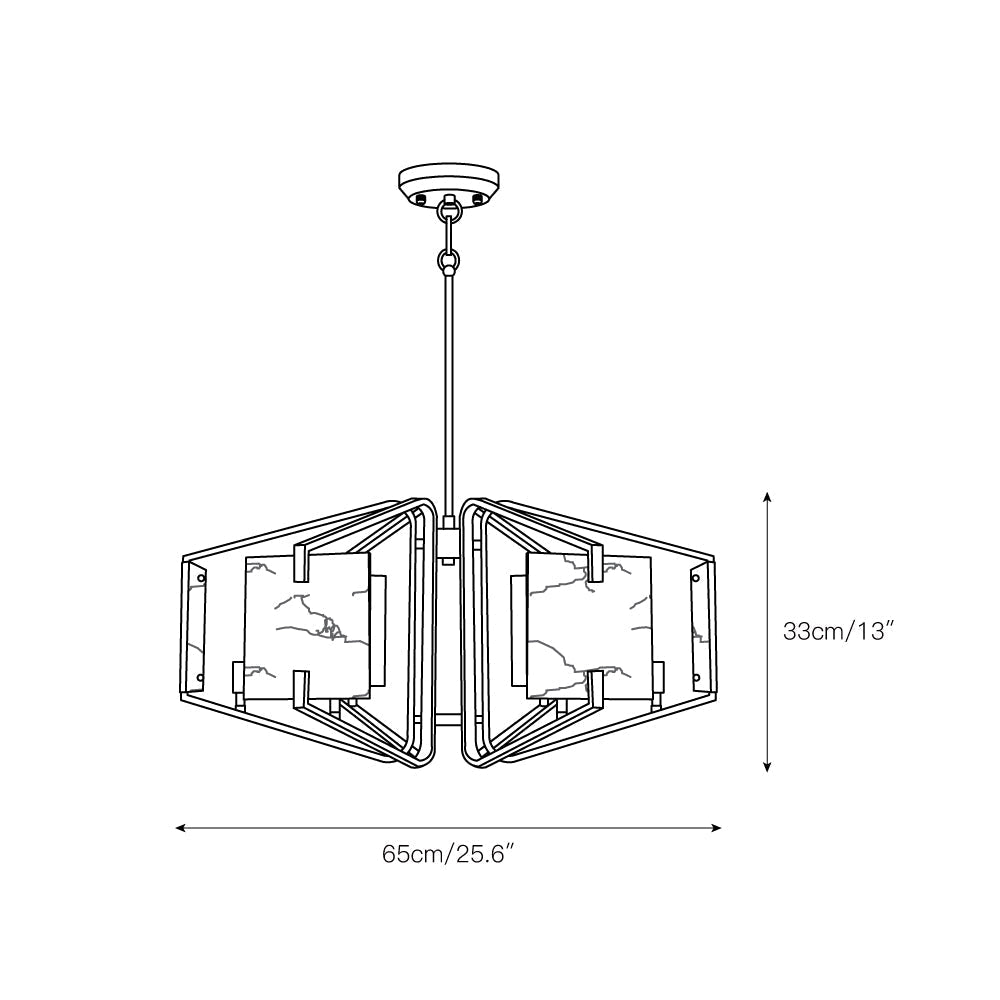 Freyza | Plotuvys Postmodern Luxury Brass Chandelier – Modern Dining Room Living Room