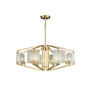 Freyza | Plotuvys Postmodern Luxury Brass Chandelier – Modern Dining Room Living Room