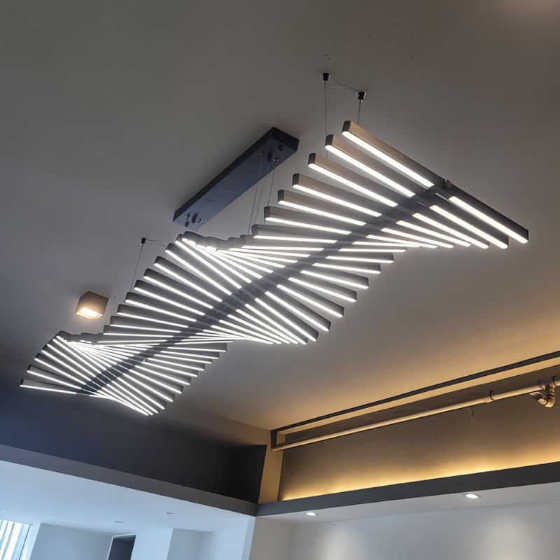 Freyza - AquaWave | Elegant Adjustable Modern Chandelier Lighting Fixture