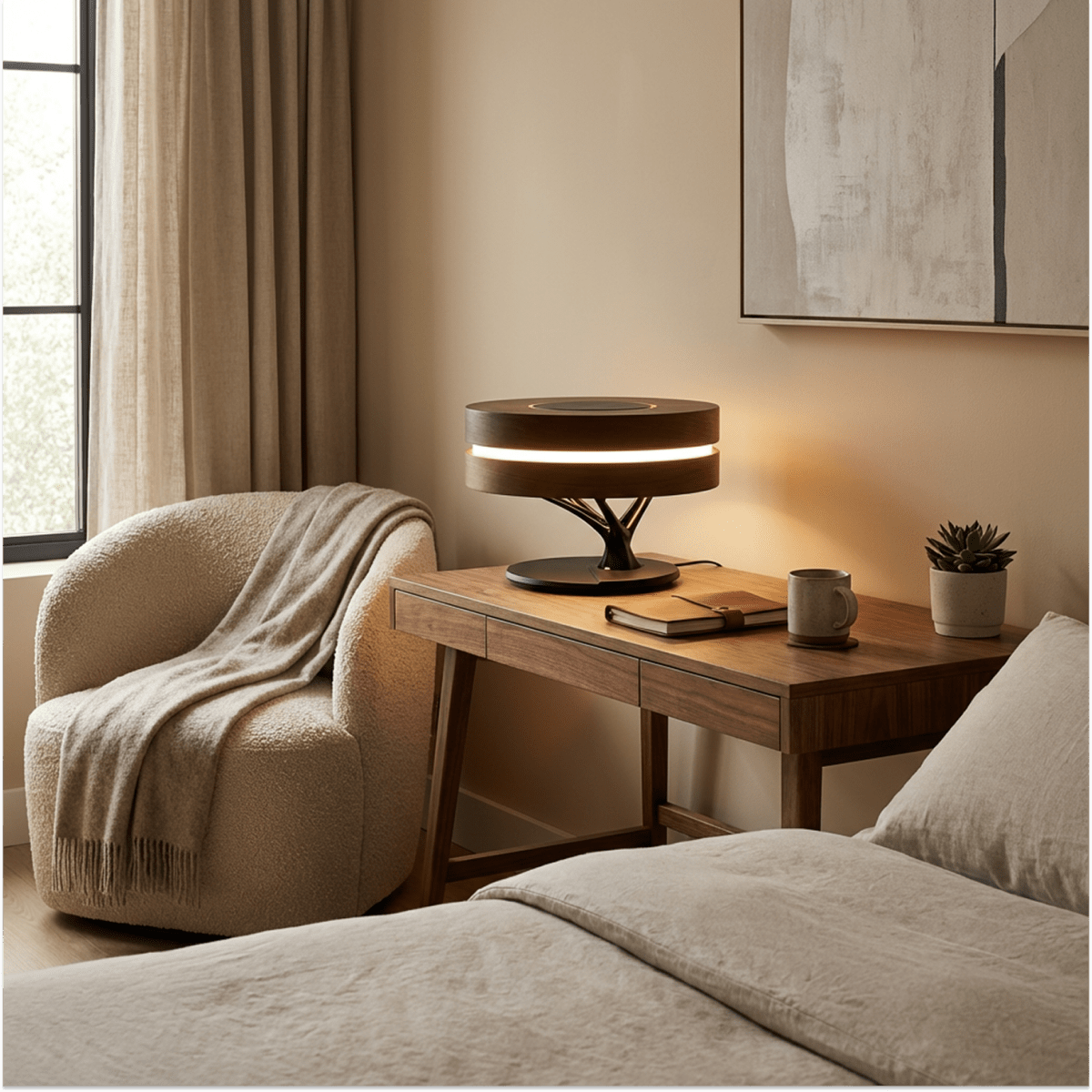 ArbreLamp | Elegant Multifunctional LED Table Lamp with Wireless Charger 2