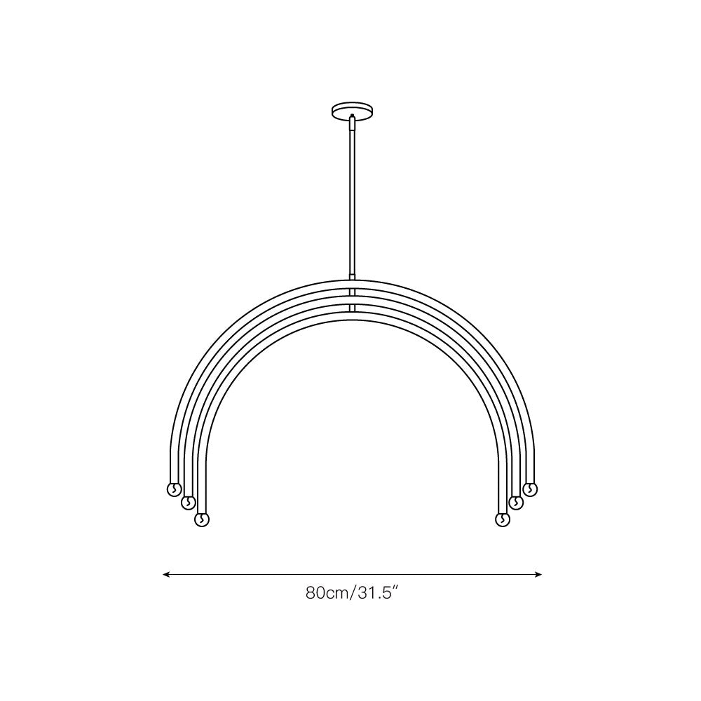 Freyza | Hadden Brass Chandelier Brass Chandelier – Dining Room Living Room