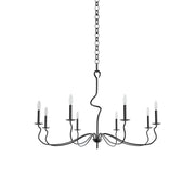 Freyza | Rauduvyo Industrial Chandelier Chandelier – Industrial Dining Room Living Room