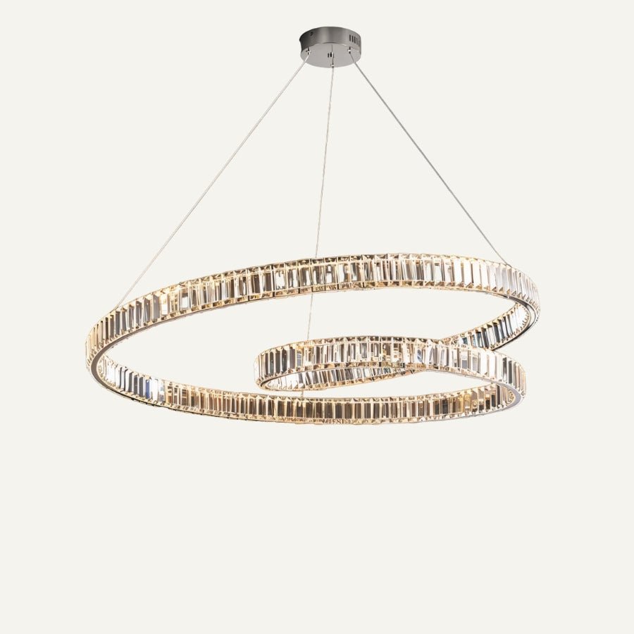 Freyza - ArdiaCrystal | Elegant Dazzling Modern Chandelier with LED Lights