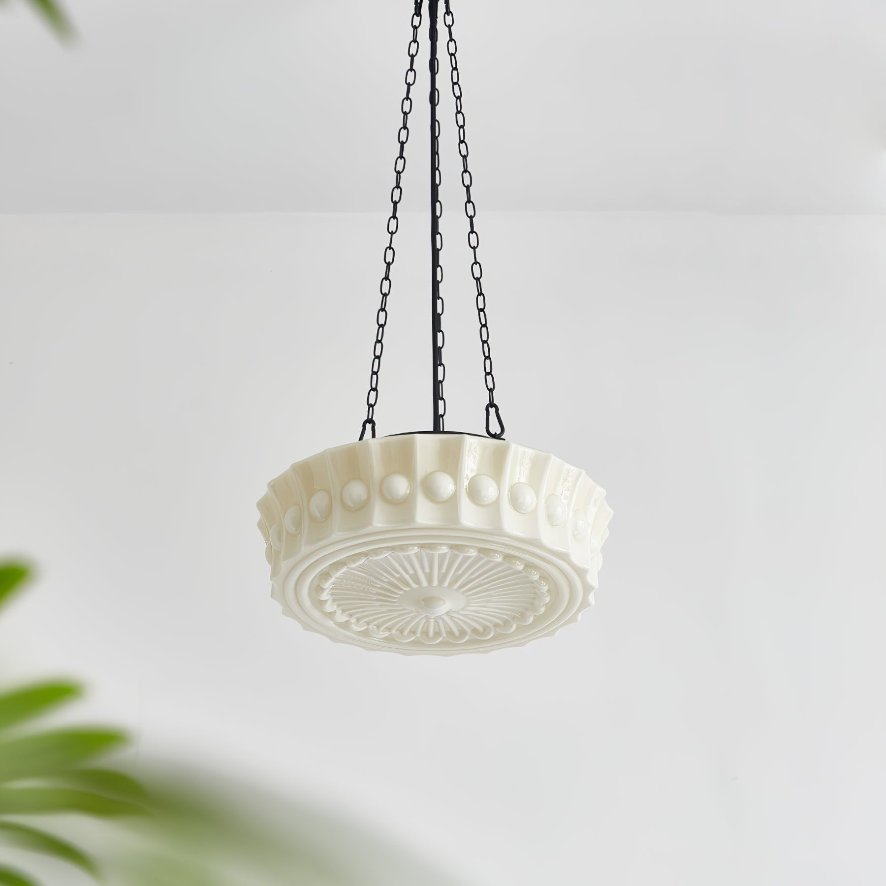 Freyza | Suspension blanche – Cuisine et salle à manger vintage
