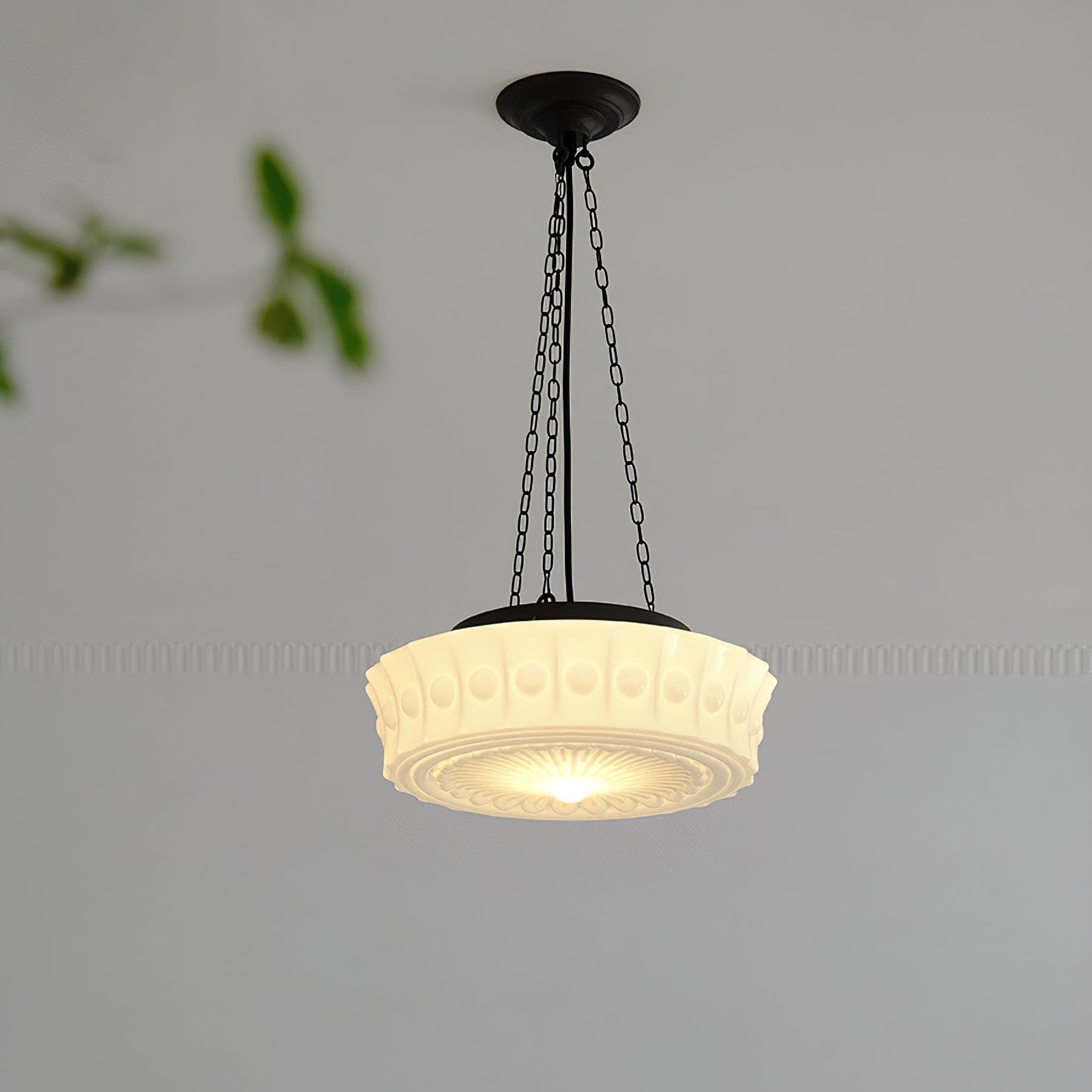 Freyza | Suspension blanche – Cuisine et salle à manger vintage