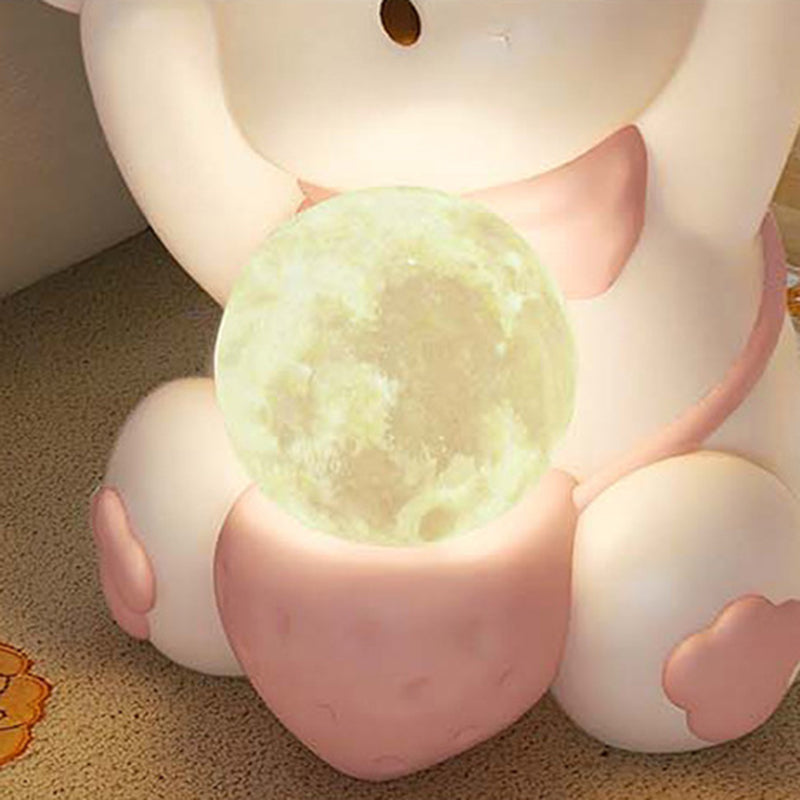 Art Deco | End Table with LED Light & Drawer | Whimsical Side Table for Kids' Room 7