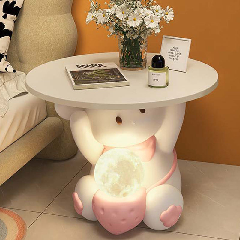 Art Deco | End Table with LED Light & Drawer | Whimsical Side Table for Kids' Room 8