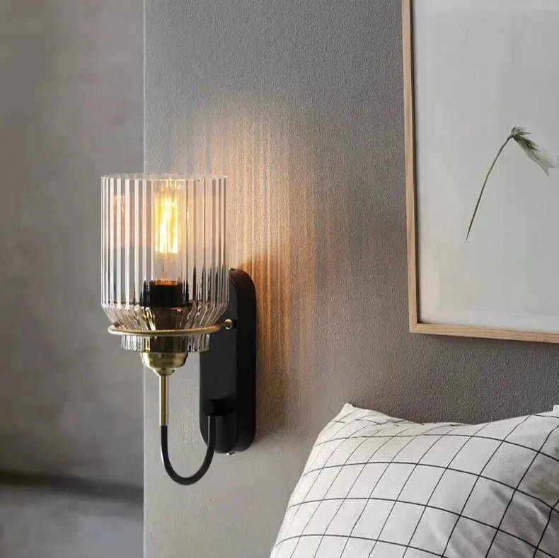 ArtemisGlow | Elegant Modern Metal Glass Bathroom Wall Light Sconce 1