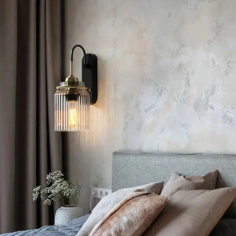 ArtemisGlow | Elegant Modern Metal Glass Bathroom Wall Light Sconce 2