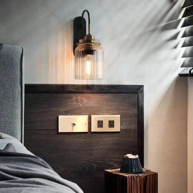 ArtemisGlow | Elegant Modern Metal Glass Bathroom Wall Light Sconce 6