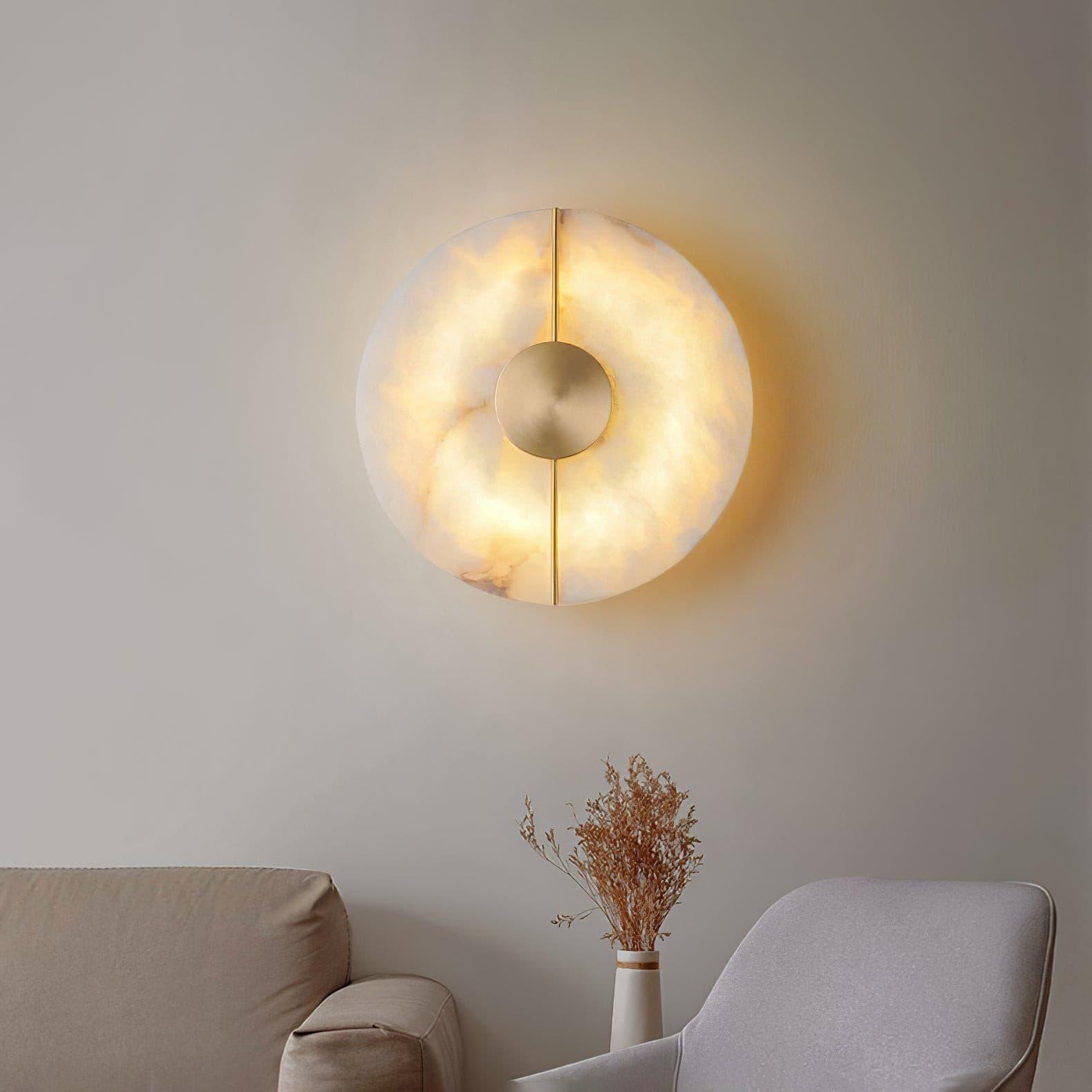 Freyza | Applique murale minimaliste en albâtre Citheira – Chambre et couloir minimalistes
