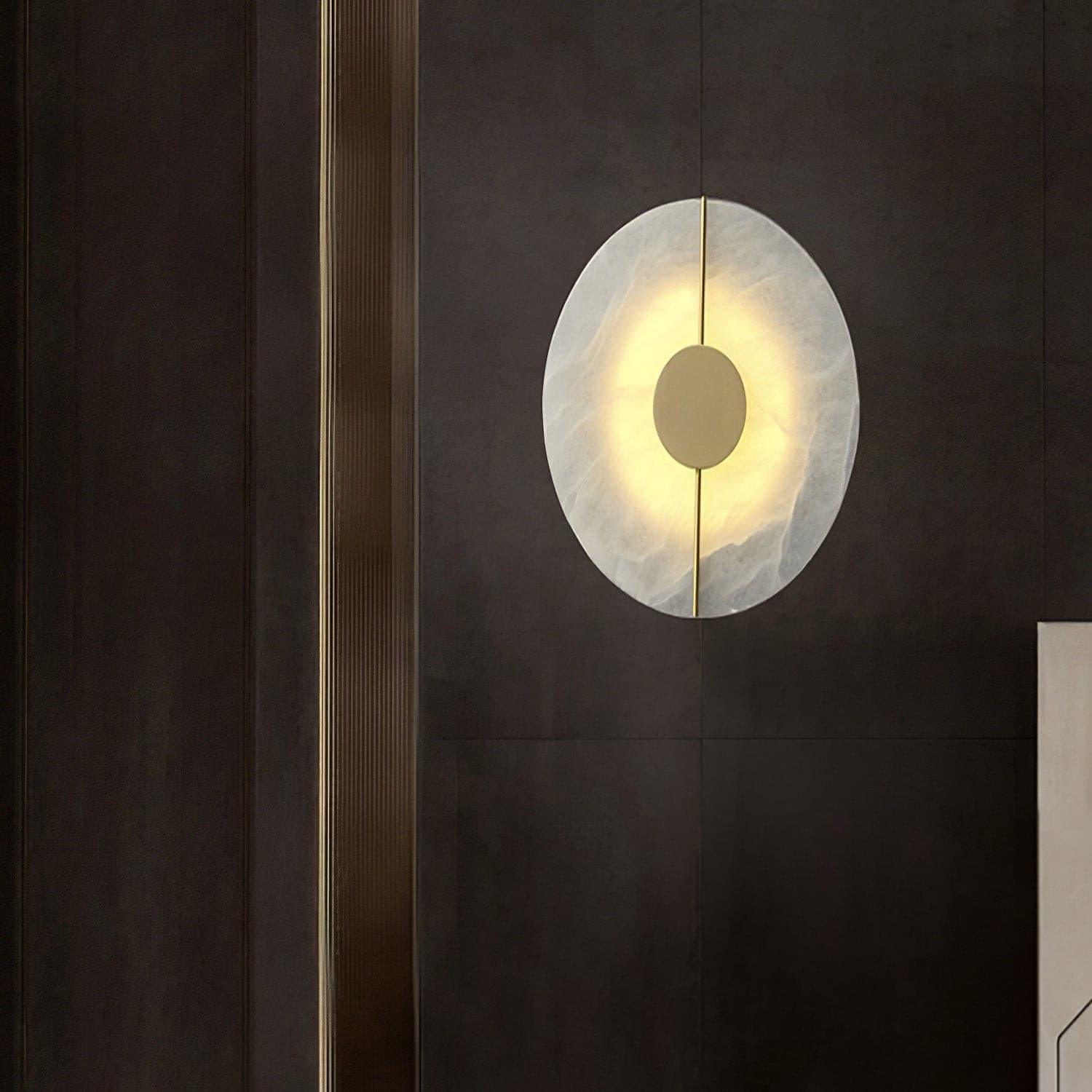 Freyza | Applique murale minimaliste en albâtre Citheira – Chambre et couloir minimalistes