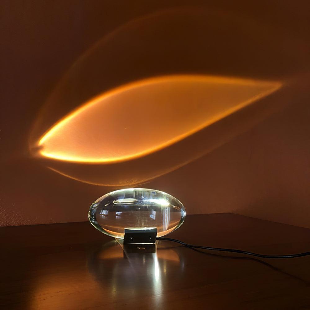 Artistic Table Lamp | Eye-Shaped Projection with Adjustable LED Colors | Modern Design for Ambiance in Living Room or Bedroom 6