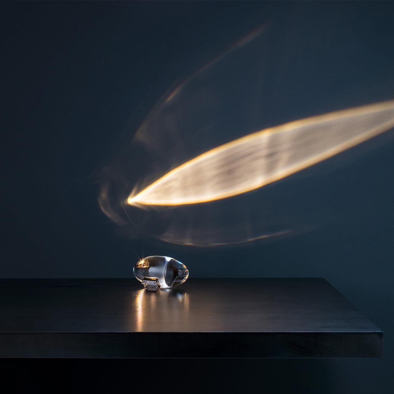 Artistic Table Lamp | Eye-Shaped Projection with Adjustable LED Colors | Modern Design for Ambiance in Living Room or Bedroom 7