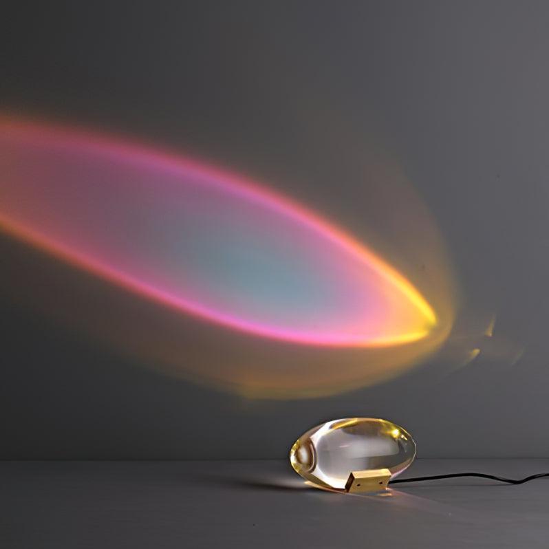 Artistic Table Lamp | Eye-Shaped Projection with Adjustable LED Colors | Modern Design for Ambiance in Living Room or Bedroom 8