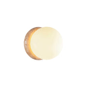 Freyza | Blikuvys Travertine-Glas-Wandleuchte – Schlafzimmer, Flur